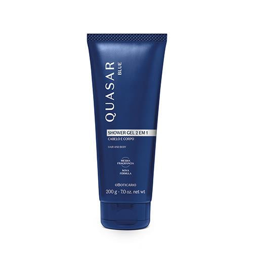 Quasar Blue Shower Gel Cabelo e Corpo, 200g