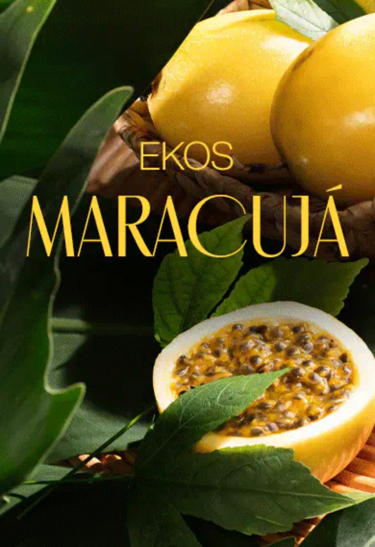 Óleo Trifásico Desodorante Corporal Ekos Maracujá Natura, 200ml