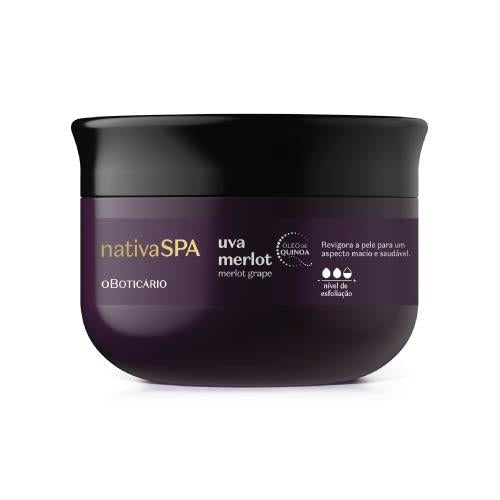 Esfoliante Corporal Nativa Spa Uva Merlot 180g